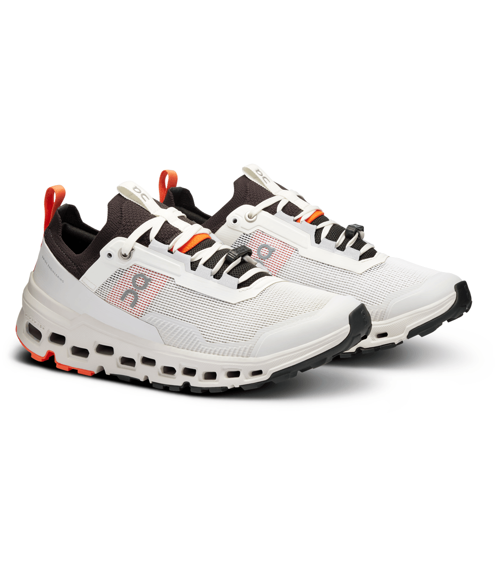 Chaussure de trail On Running CloudUltra 2 femme blanc gris loup
