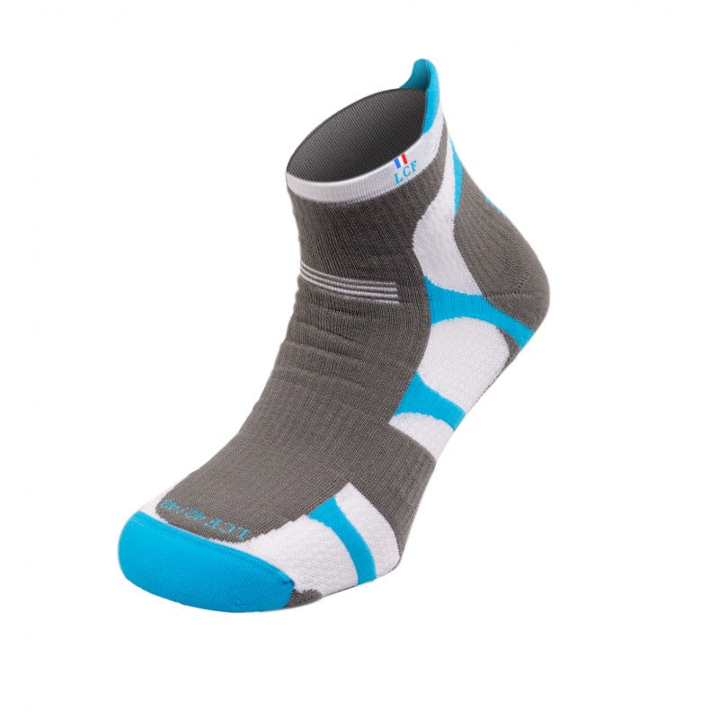 La Chaussette de France Running modele Mercury gris/blanc - Clubinsport
