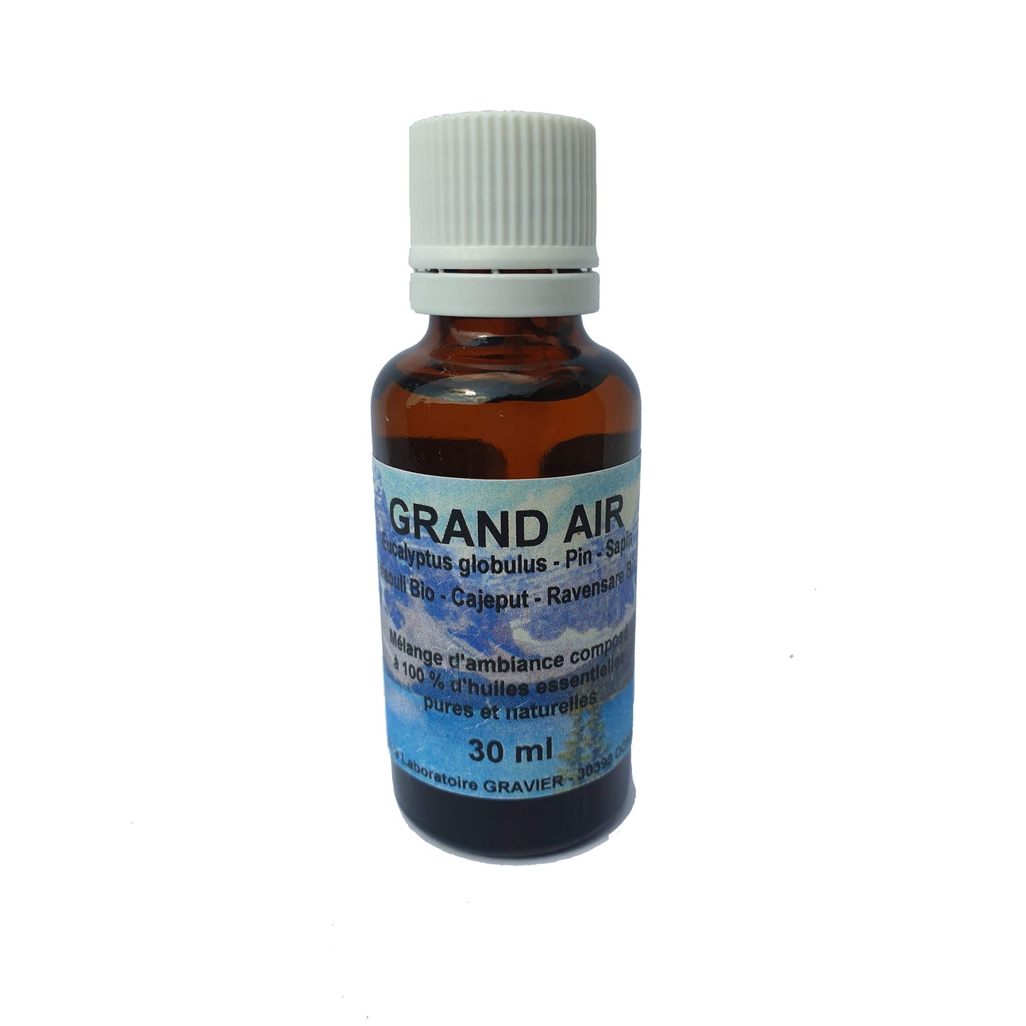 Huile esentielle Bio Grand Air Eucalyptus Pin Sapin Nialoui Cajeput Ravesare 30 ml - Clubinsport