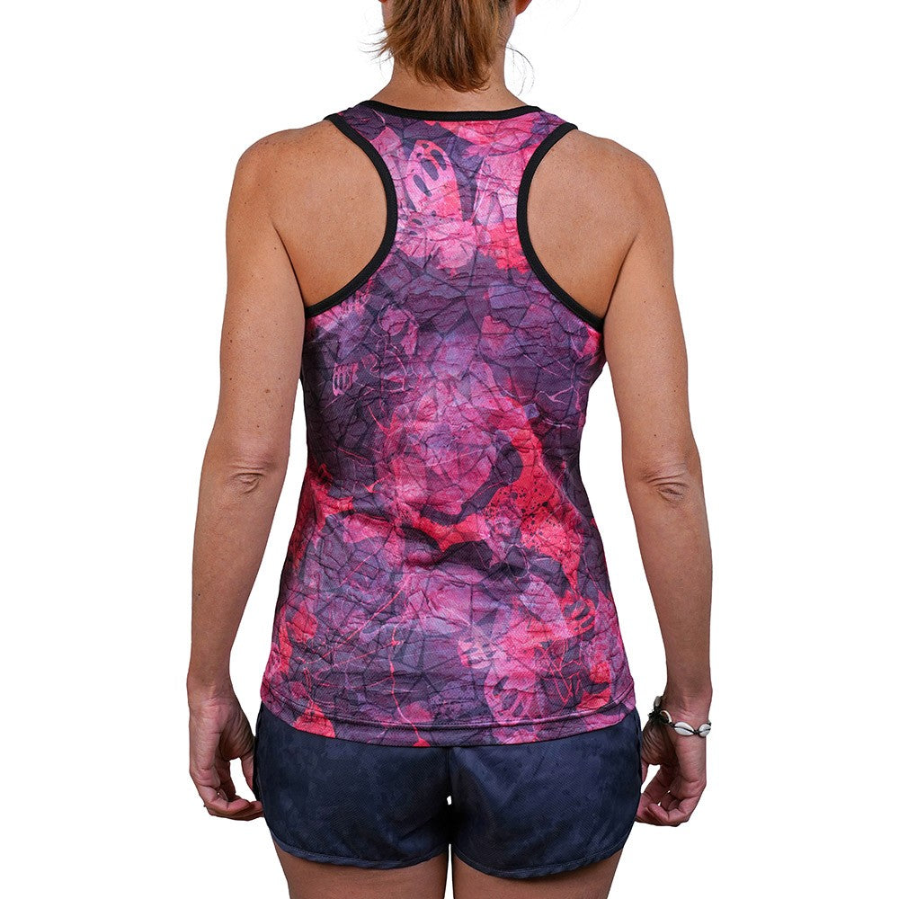 Débardeur femme Wild tee modele Tank MOP Red rose - Clubinsport