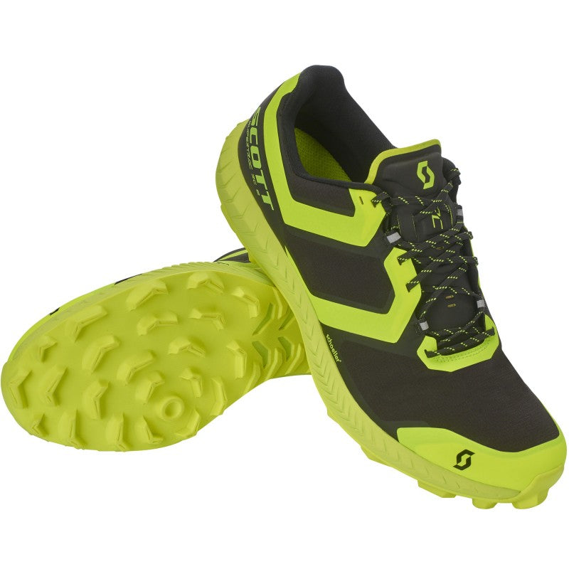 Chaussures de trail Scott Supertrac RC 2 Homme Noir Jaune Fluo - Clubinsport