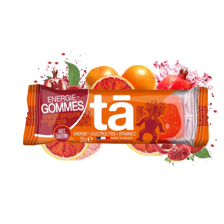 Gomme TA orange sanguine grenade - Clubinsport