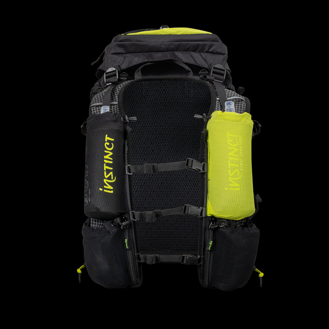 Sac Instinct Alpi 40 L sans flasques noir/jaune - Clubinsport