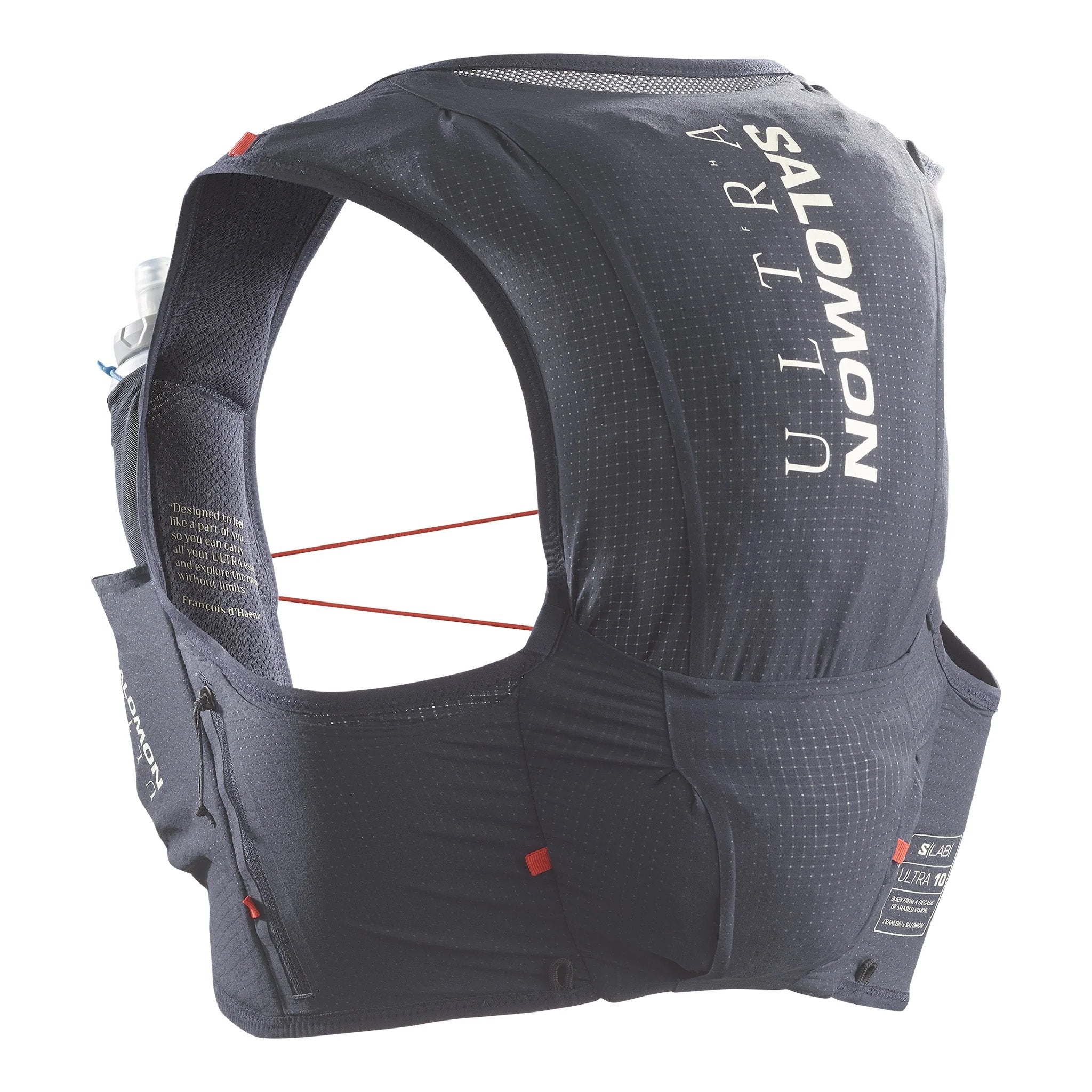 Sac de trail Salomon Utra noir 10 SLAB - Clubinsport