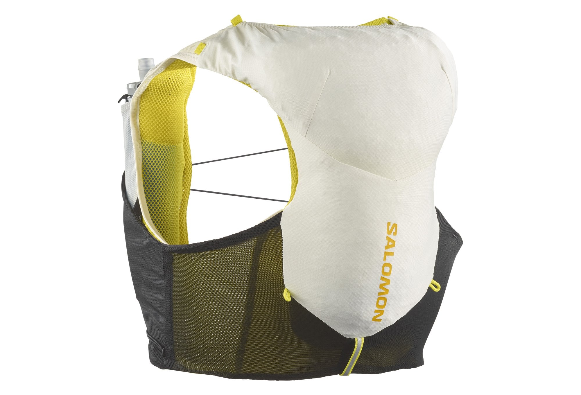 Sac de trail Salomon Adv Skin 5 noir et jaune vanille - Clubinsport