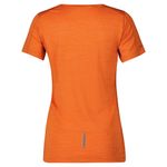 Tee-shirt manches courtes Femme Scott endurance LT orange - Clubinsport