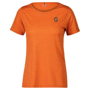 Tee-shirt manches courtes Femme Scott endurance LT orange - Clubinsport