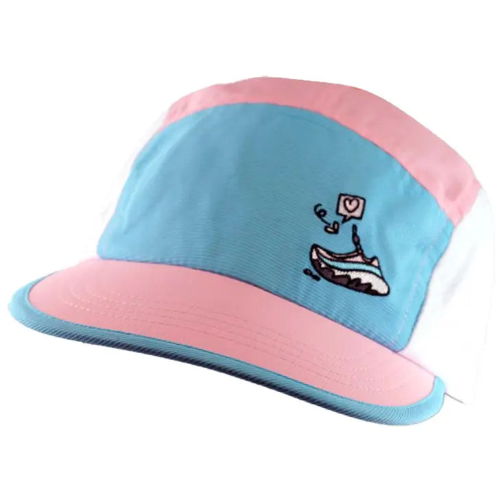 Casquette 5 Panel Des Bosses et des Bulles Pastel rose