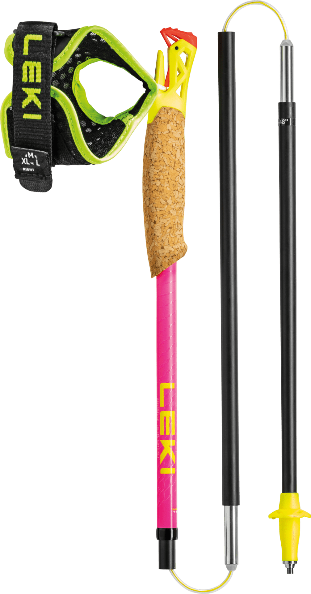 Bâtons de trail Leki UltraTrail FX One Superlite rose - Clubinsport