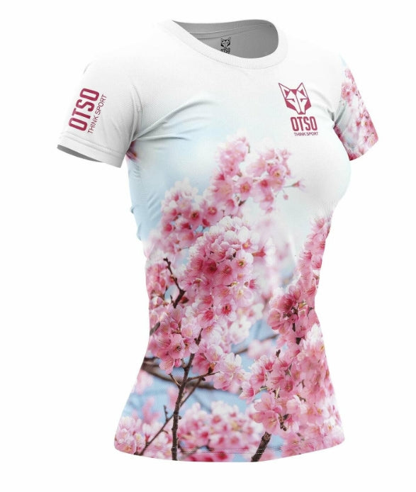 Tee-shirt manches courtes femme OTSO Almond blossom - Clubinsport