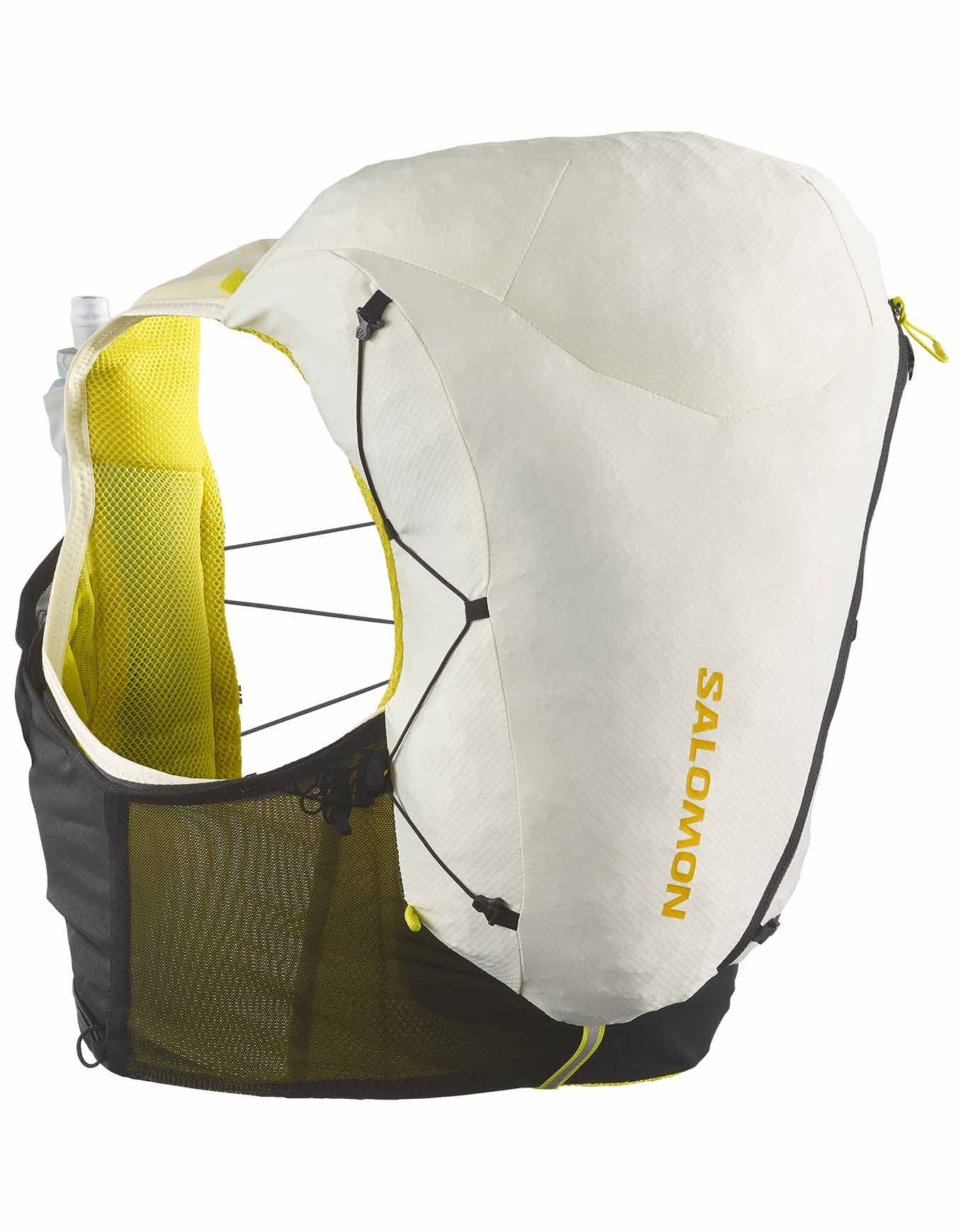 Sac de trail Salomon Adv Skin 12 noir et jaune vanille - Clubinsport