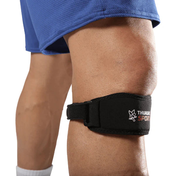 Bandage rotulien Thuasne Sport - tendinite du genou noir