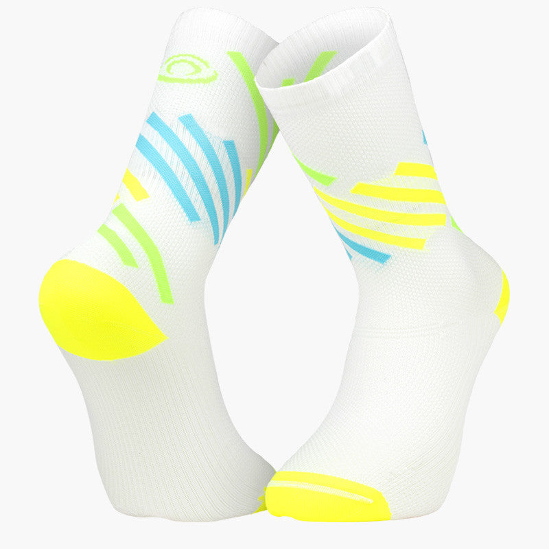 Chaussettes BV Sport LightRun LIGHT RUN "MIAMI" Jaune/Vert