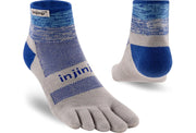 Chaussettes Injinji Trail midweight mini-crew BLEU