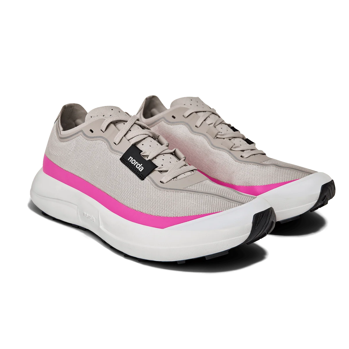 Chaussures de Trail homme Norda 005 Comet (blanc rose)