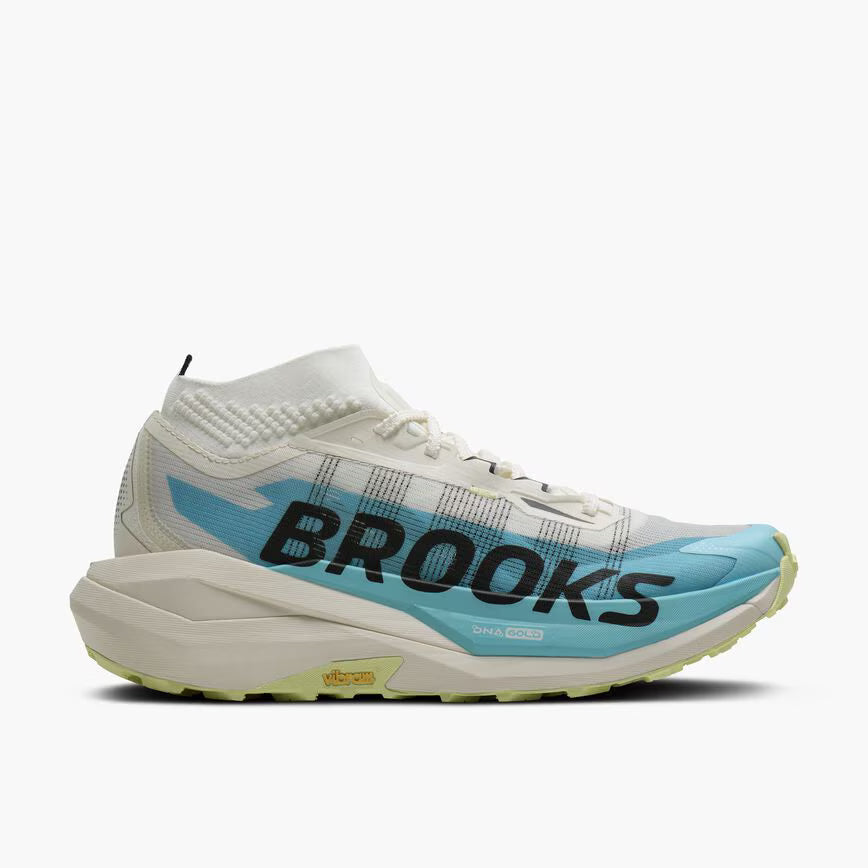 Chaussures de Trail homme Cascadia Elite Brooks blanche/bleu