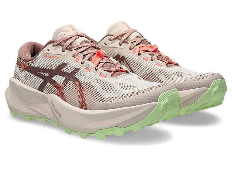 Chaussures de Trail femme Trabuco 14 Asics rose/sable