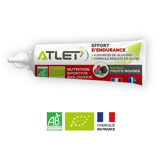 Gel énergétique ATLET fruits rouges - Clubinsport