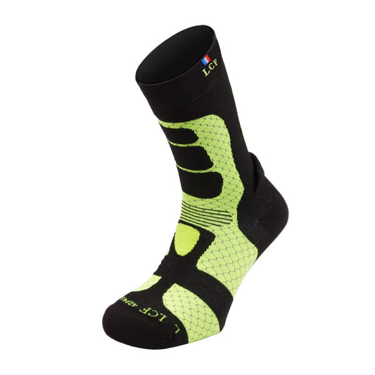 La Chaussette de France Running modele Kailash pro noir/jaune - Clubinsport
