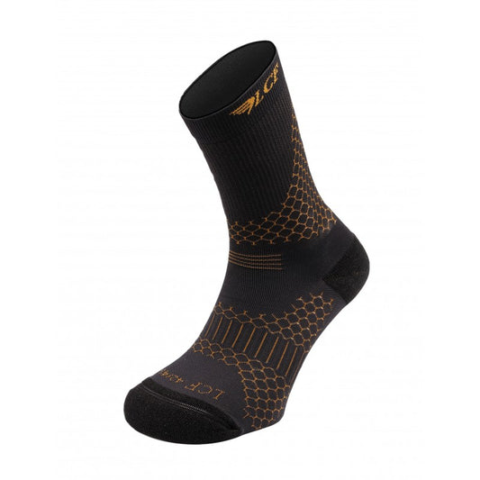 La Chaussette de France Running modele Appalache noir/jaune - Clubinsport