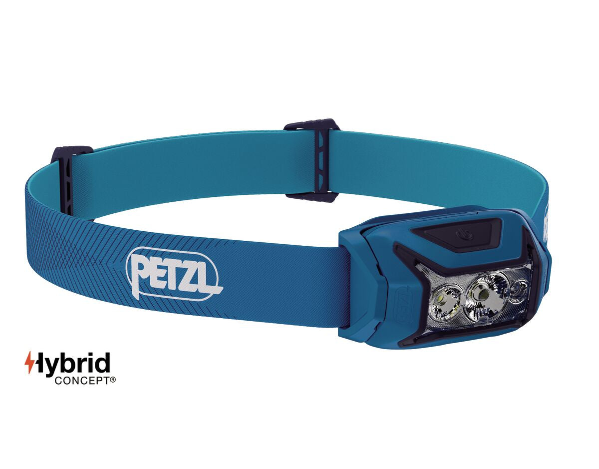 Lampe frontale Petzl Actik 350 lumens bleu
