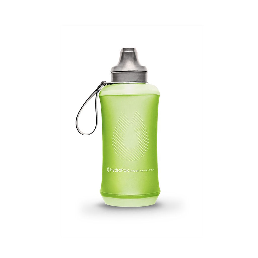 Bouteille Souple Crush 500ml vert Hydrapak - Clubinsport