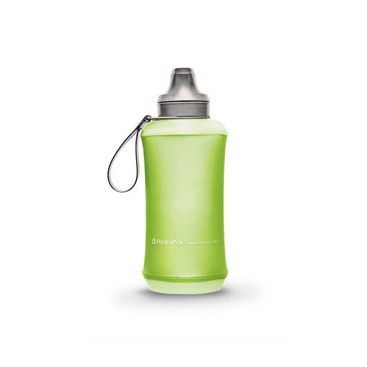Bouteille Souple Crush 500ml vert Hydrapak - Clubinsport