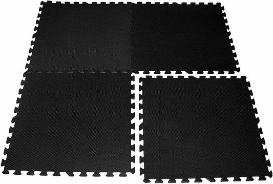 Lot de 4 dalles mini tatamis tapis de sol emboitables Bodyone 60cm x 60cm x 1.2 cm - Clubinsport