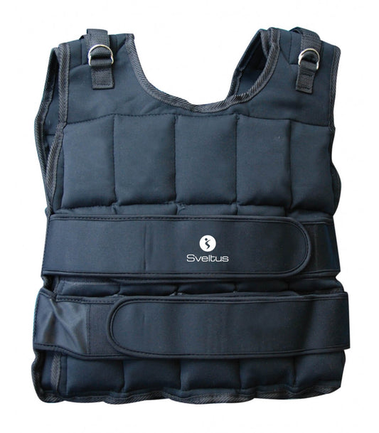 Gilet lesté 10 kg noir Sveltus - Clubinsport
