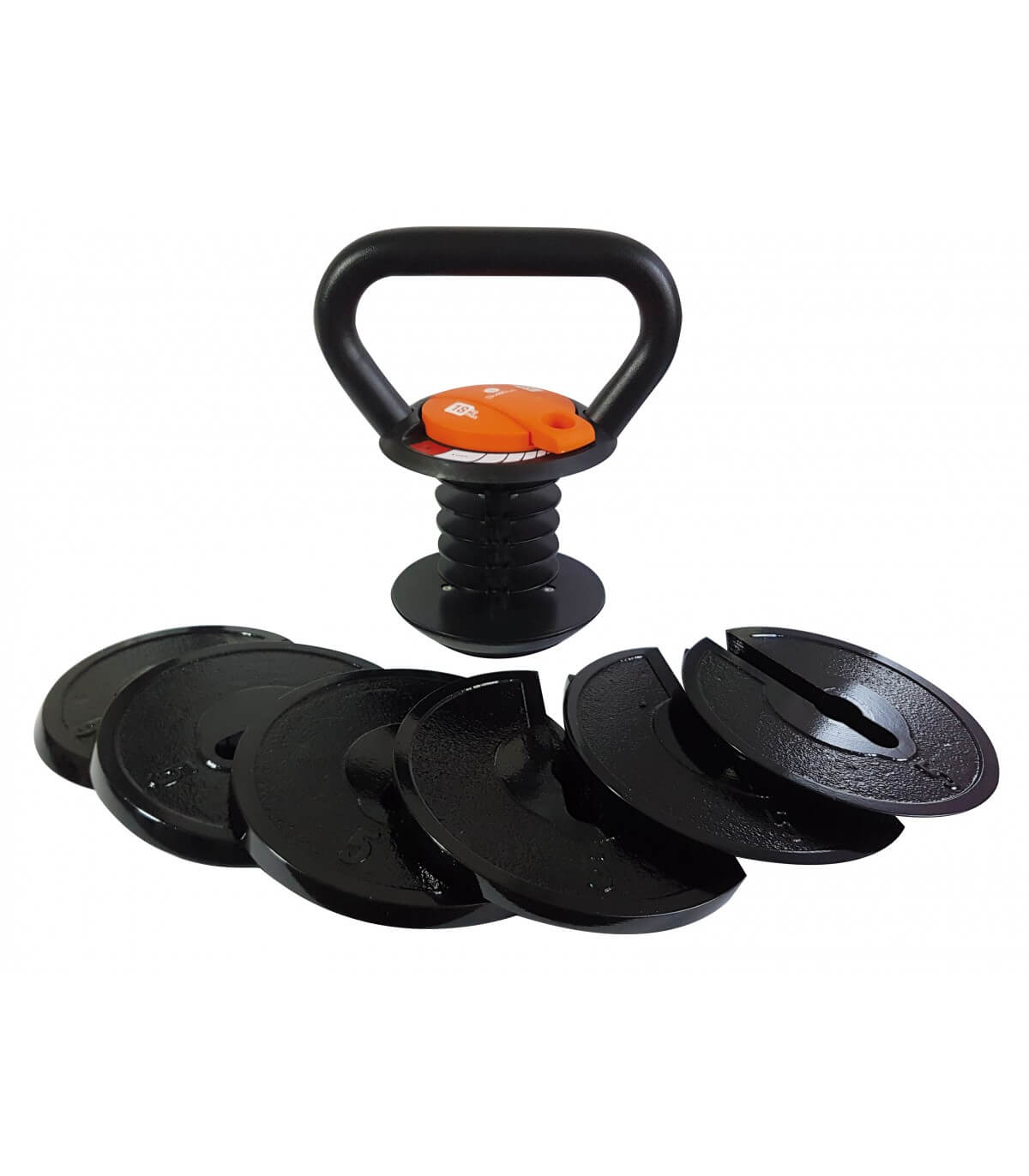 Kettlebell à charge variable noir Sveltus - Clubinsport
