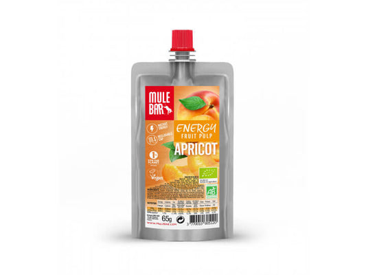Pulpes de fruits Bio Vegan 65g Mule bar Abricot - Clubinsport