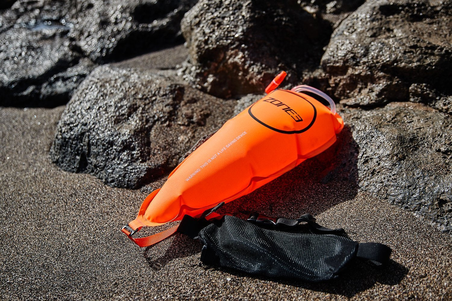 Bouée Swim Safety Belt with Tow Float Pouch Orange Zone3 - Clubinsport