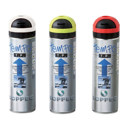 Bombe traceur Fluorescent ephemere a base de craie couleurs au choix - Clubinsport