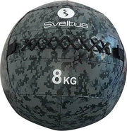 Wallball camo à projeter au sol Sveltus poids au choix noir - Clubinsport