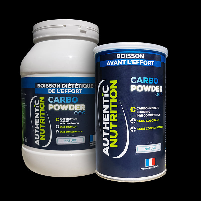Recharge glucidique Carbo powder Authentic nutirion - Clubinsport