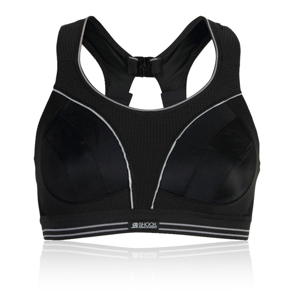 Brassiere femme Schock absorber Ultimate Run Bra noir - Clubinsport