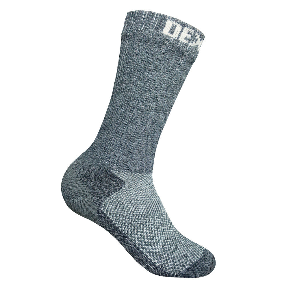Chaussettes impermeables respirantes DexShell Terrain walking gris - Clubinsport