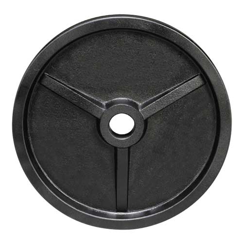 Disques olympiques Weider noir vendus 2.5 kg x 8 - Clubinsport