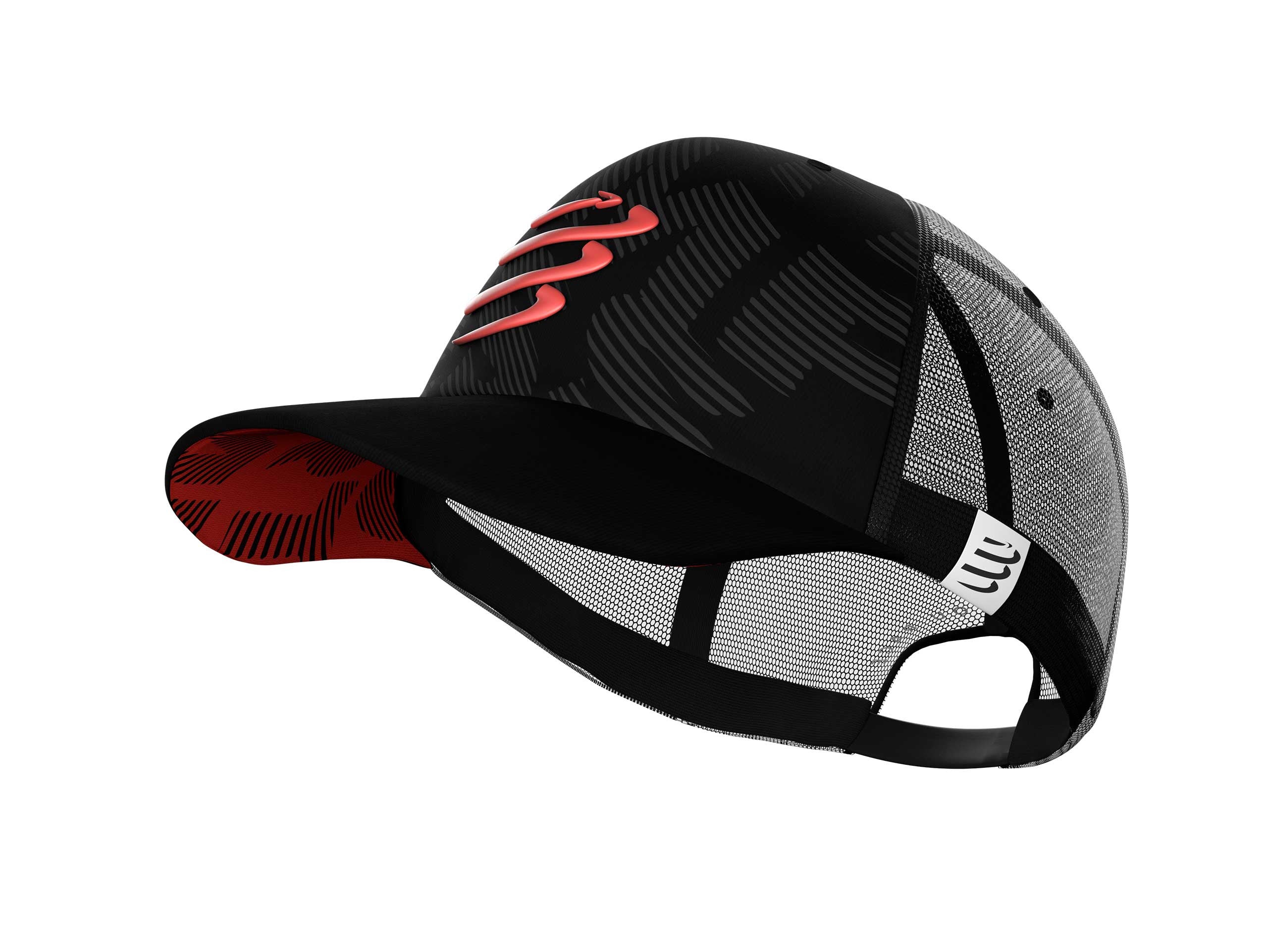 Casquette Compressport noir Trucker - Clubinsport