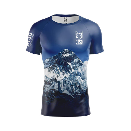 Tee-shirt manches courtes Homme Otso Everest bleu - Clubinsport