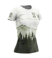 Tee-shirt manches courtes femme Otso Forest blanc - Clubinsport
