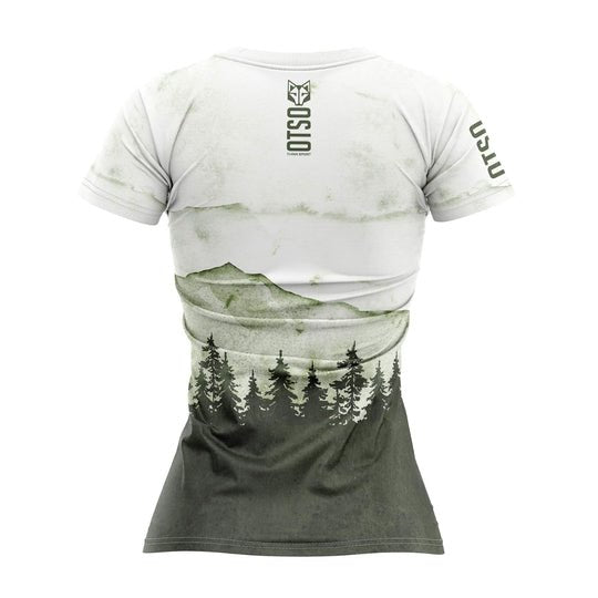 Tee-shirt manches courtes femme Otso Forest blanc - Clubinsport