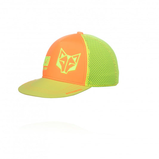 Casquette Otso jaune fluo et orange S/M - Clubinsport