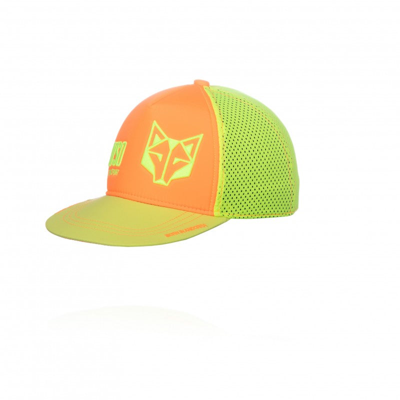 Casquette Otso jaune fluo et orange S/M - Clubinsport