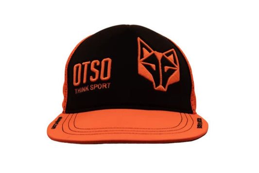 Casquette Otso orange fluo et noir S/M - Clubinsport