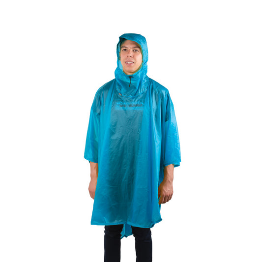 Poncho ultra leger 15D Sea to Summit Lime bleu - Clubinsport