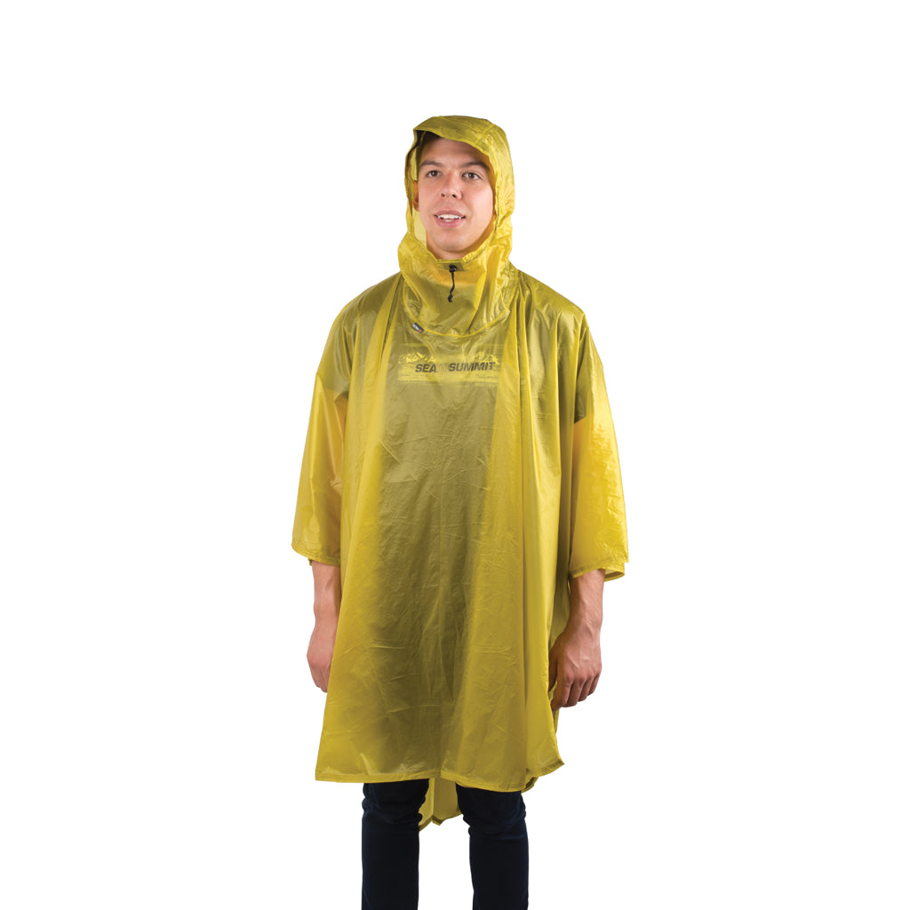Poncho ultra leger 15D Sea to Summit Lime jaune - Clubinsport