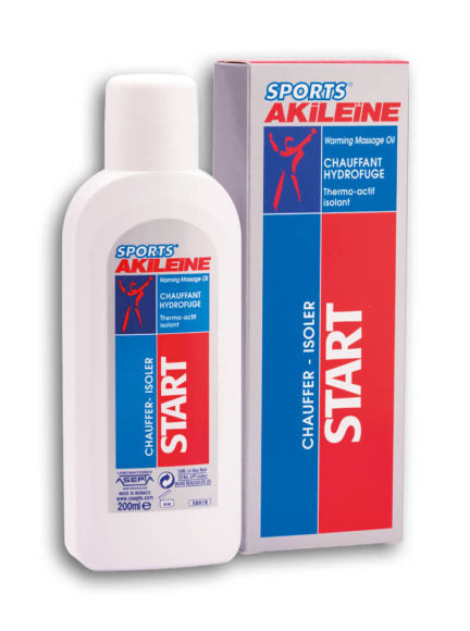 Huile START est une huile thermo-active chauffante 200 ml - Clubinsport