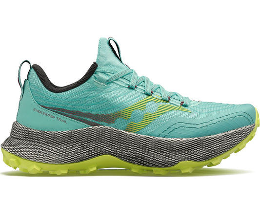 Chaussure de trail Saucony femme Endorphin Trail vert menthe - Clubinsport