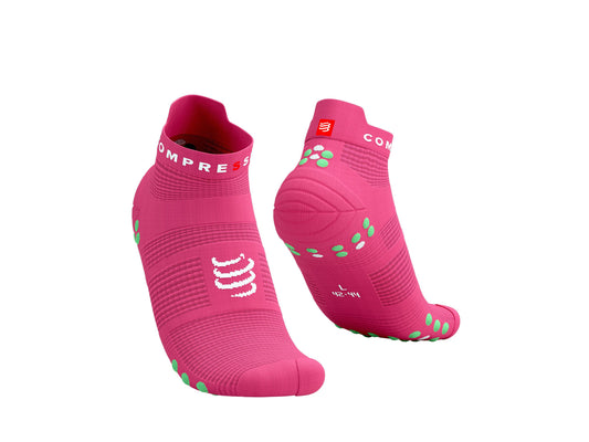 Chaussettes basses Compressport rose - Clubinsport